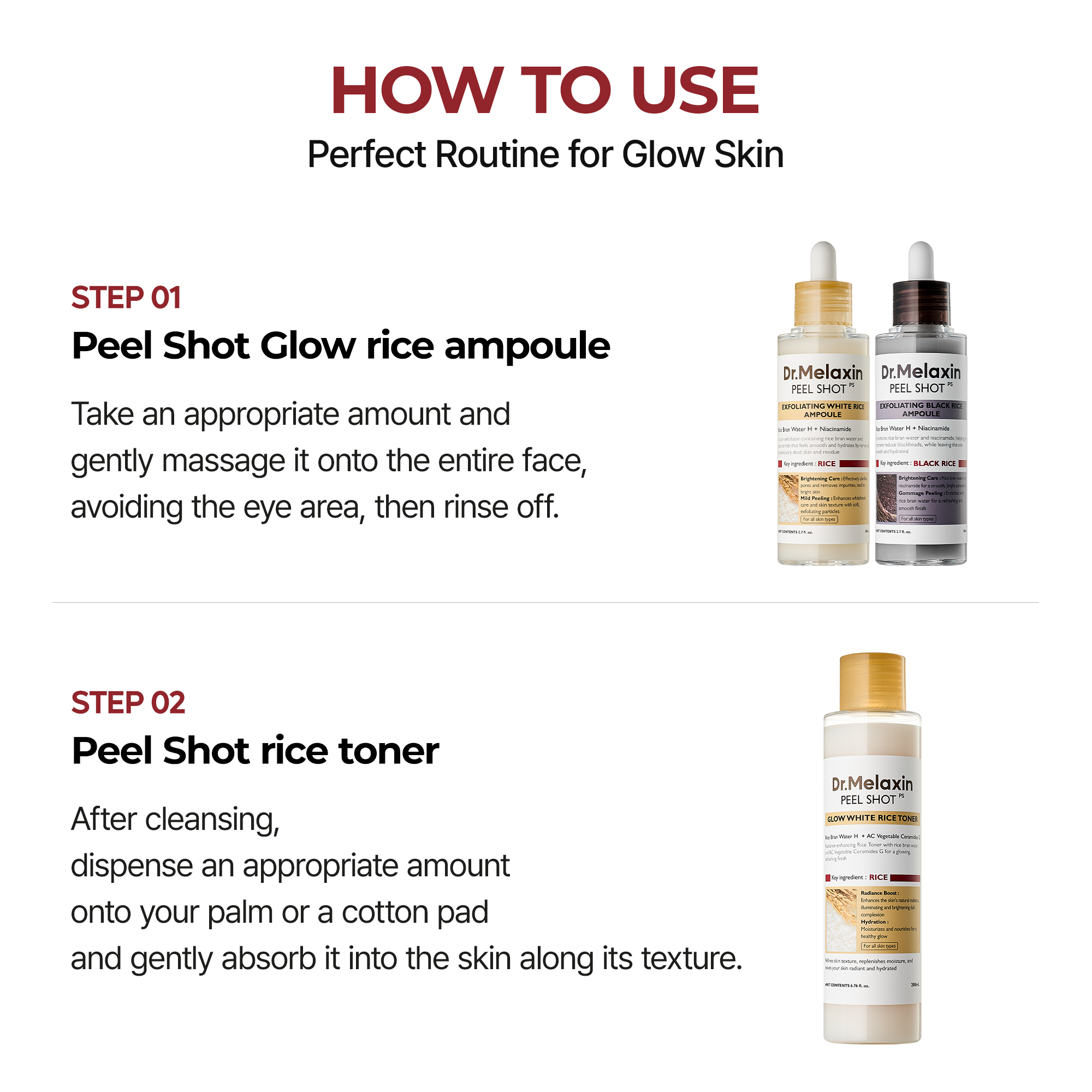 Peel Shot Exfoliating Glow Rice Line - image 8